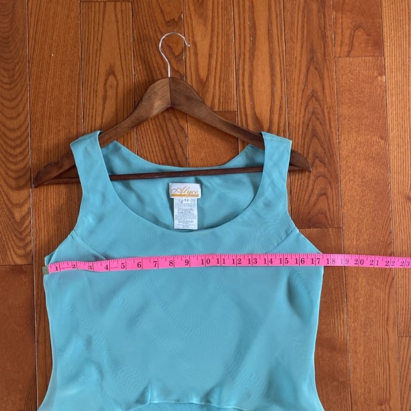 👗Alyce 2 piece pastel green mother of bride or groom or bridesmaid gown size 12 - Picture 12 of 16